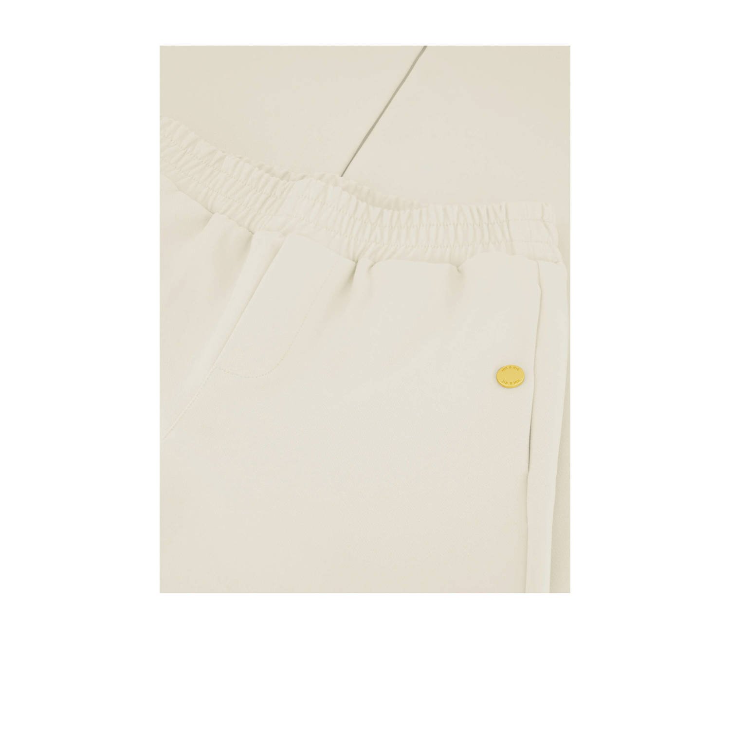 NIK&NIK rechtvallend casual broek beige