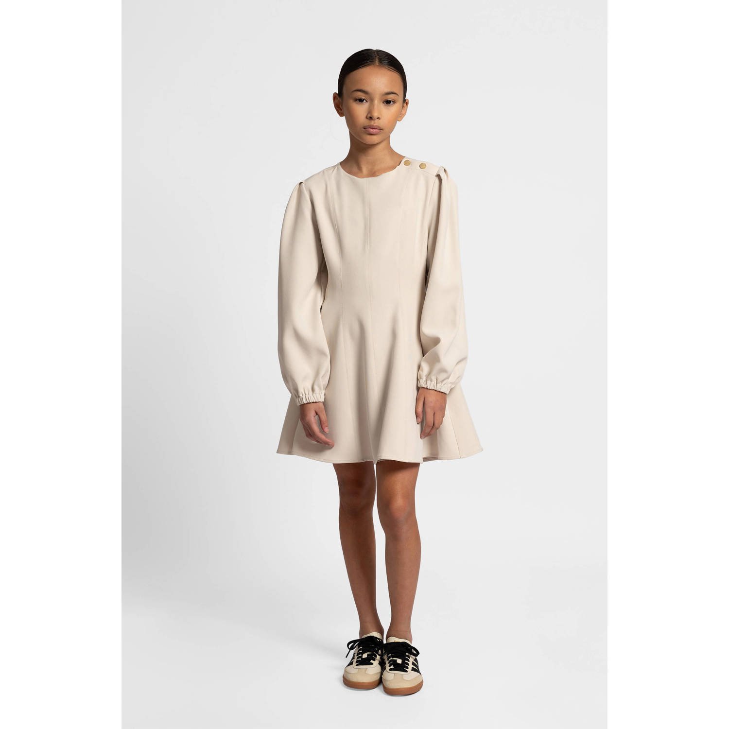 NIK&NIK korte jurk beige
