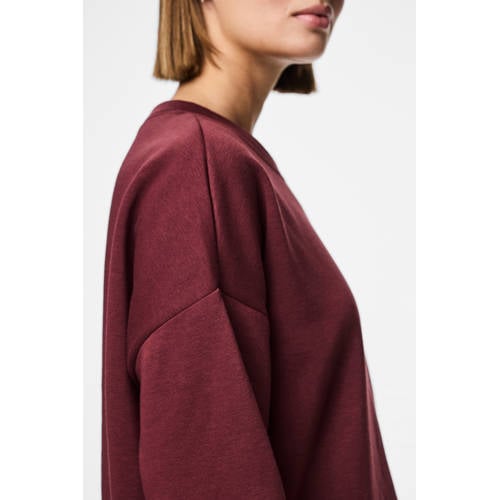 PIECES sweater PCCHILLI donkerrood afbeelding