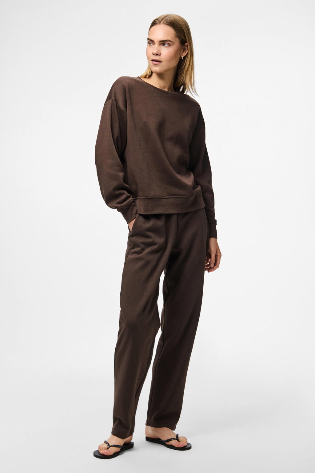 PIECES sweatpants PCCHILLI bruin