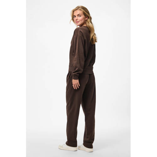 PIECES sweatpants PCCHILLI bruin afbeelding