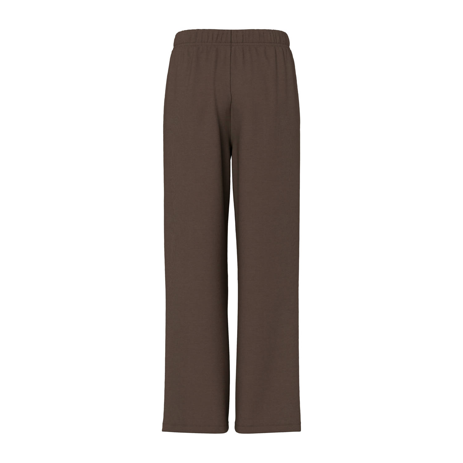 PIECES wide leg high waist sweatpant PCCHILLI bruin