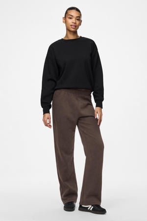 high waist wide leg sweatpants PCCHILLI bruin