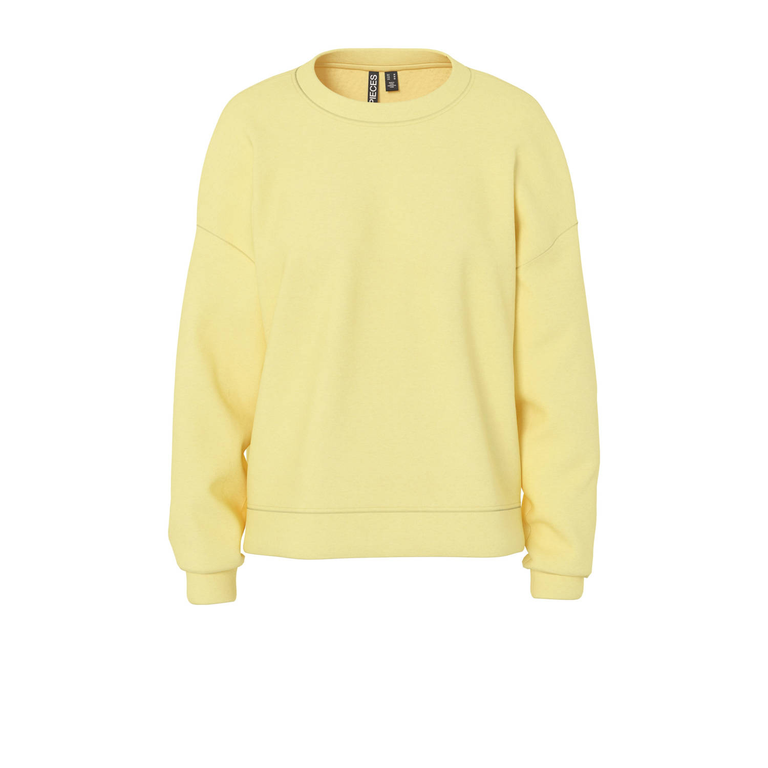 PIECES sweater PCCHILLI geel