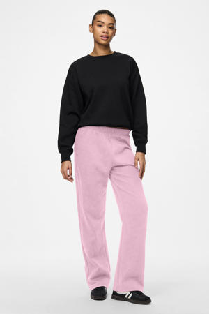 high waist wide leg sweatpants PCCHILLI violet