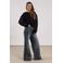 NUKUS wide leg jeans dark blue denim
