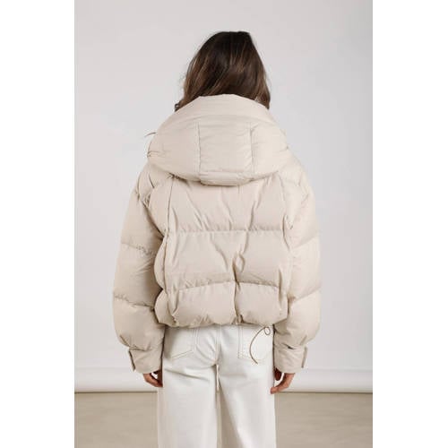 NUKUS gewatteerde jas beige afbeelding