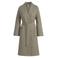 Vandyck unisex badjas Biarritz met wafelstructuur taupe
