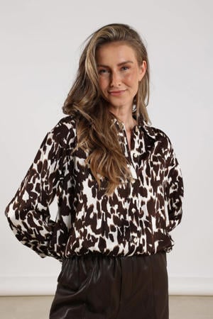 blouse donkerbruin