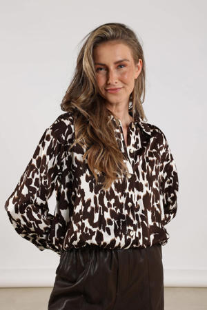 blouse donkerbruin