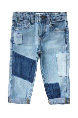 waist regular fit jeans medium blue denim