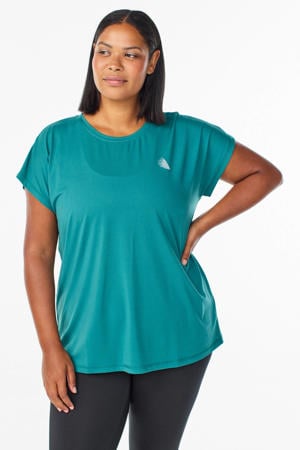 Plus Size sprot T-shirt turquoise
