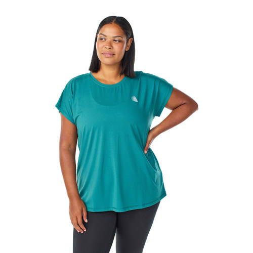 ACTIVE By Zizzi Plus Size sprot T-shirt turquoise afbeelding