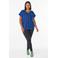 ACTIVE By Zizzi Plus Size sport T-shirt donkerblauw