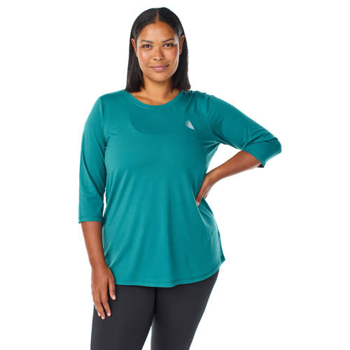 ACTIVE By Zizzi Plus Size sportshirt turquoise afbeelding