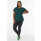 ACTIVE By Zizzi Plus Size sport T-shirt donkergroen