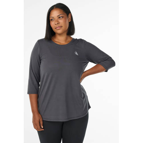 ACTIVE By Zizzi Plus Size sportshirt grijs afbeelding