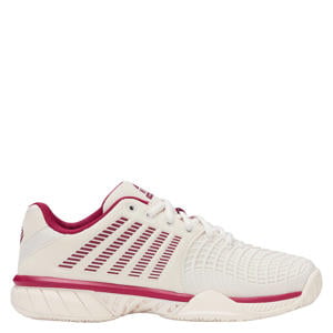 padelschoenen ecru/rood/oranje