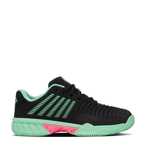 K-Swiss EXPRESS LIGHT 3 CLAY tennisschoenen zwart/mintgroen/lichtroze afbeelding