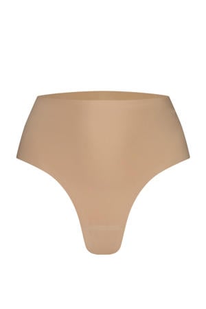 seamless high waist string beige