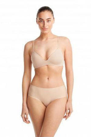 voorgevormde bh zonder beugel beige