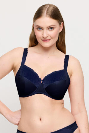 niet-voorgevormde beugelbh Salerno blauw