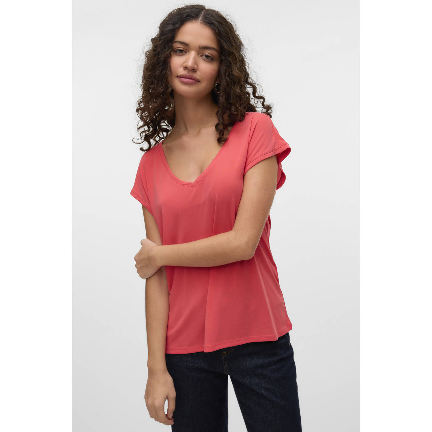 VERO MODA T-shirt roze