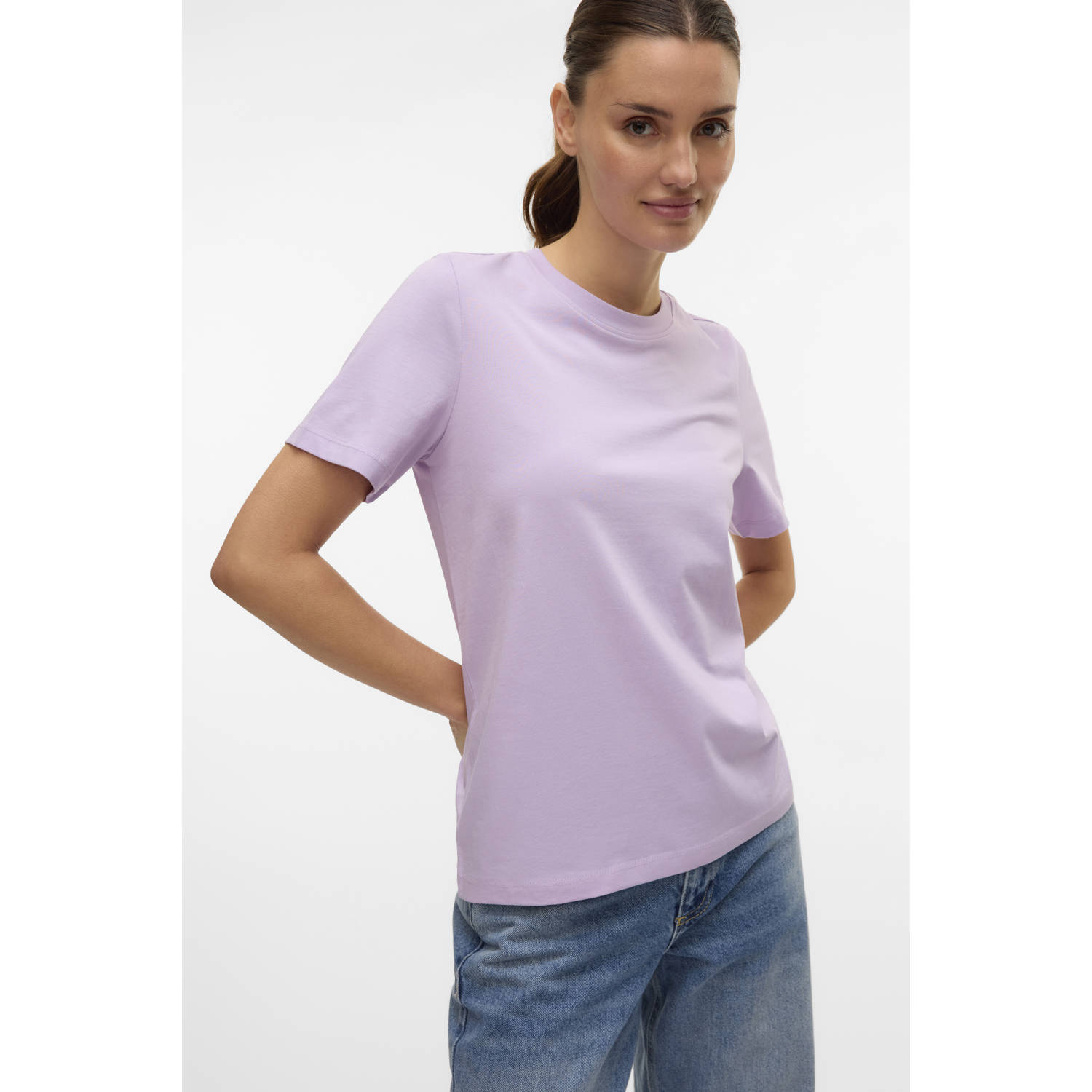 Vero Moda Shirt met korte mouwen VMPAULINA SS T-SHIRT GA JRS NOOS