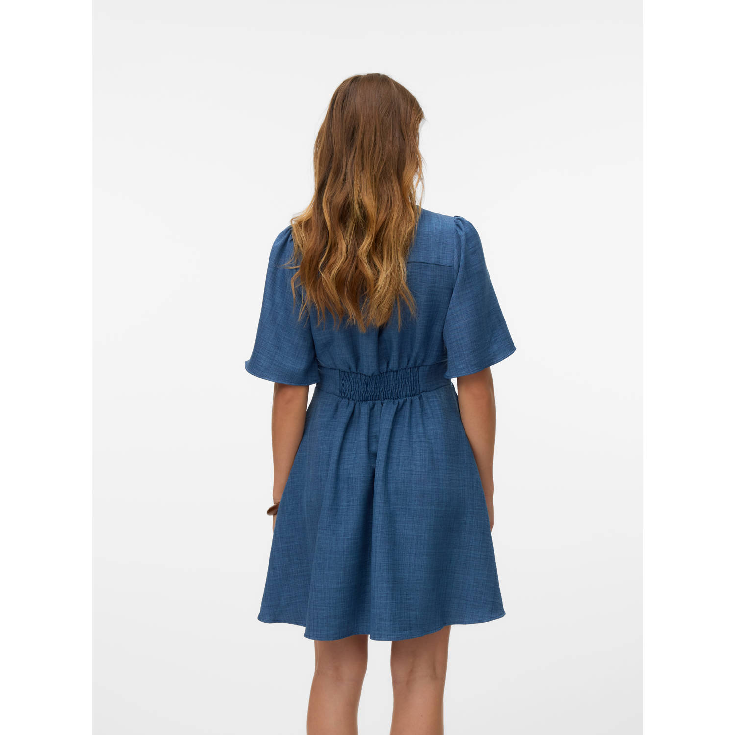 VERO MODA korte jurk blauw