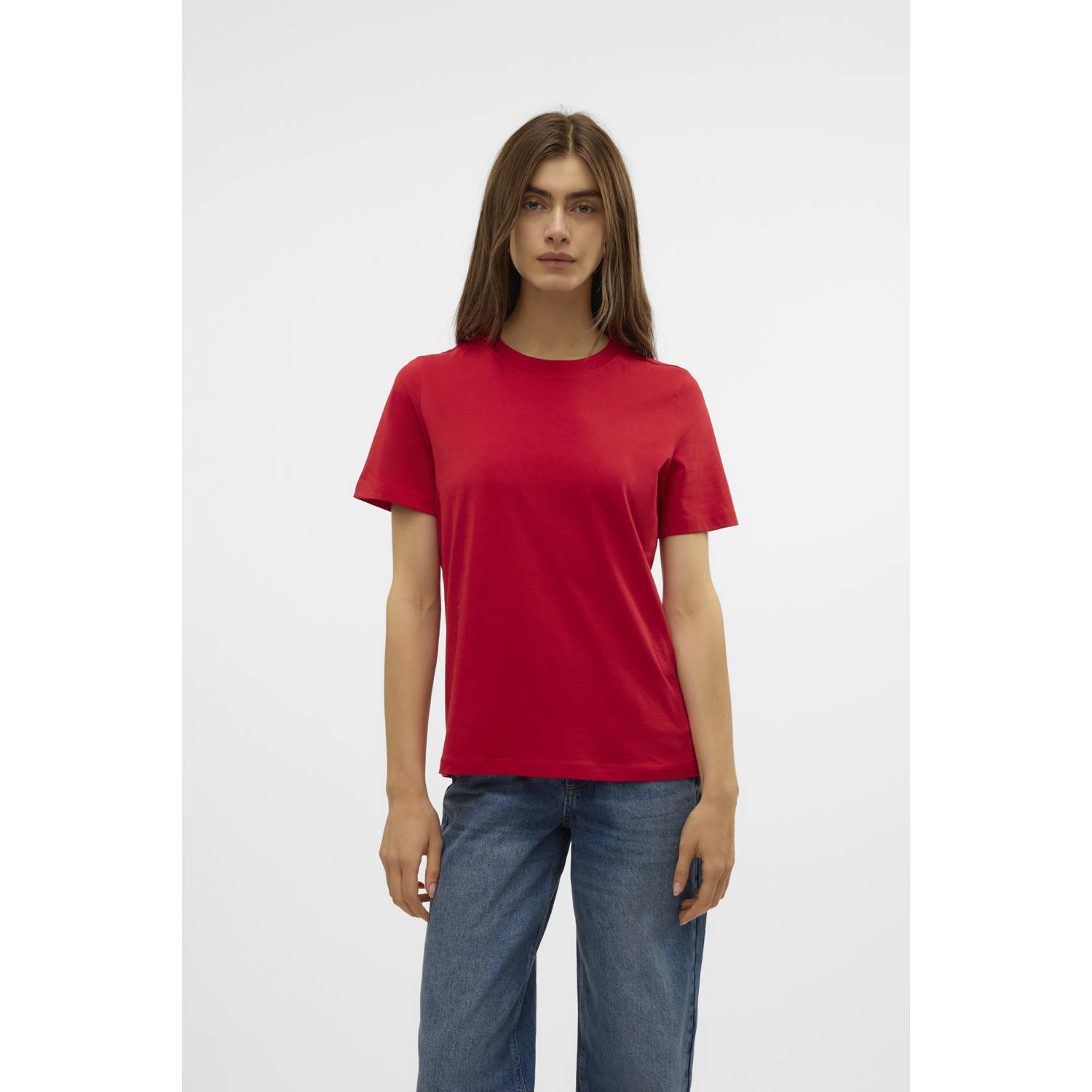 Vero Moda Shirt met korte mouwen VMPAULINA SS T-SHIRT GA JRS NOOS