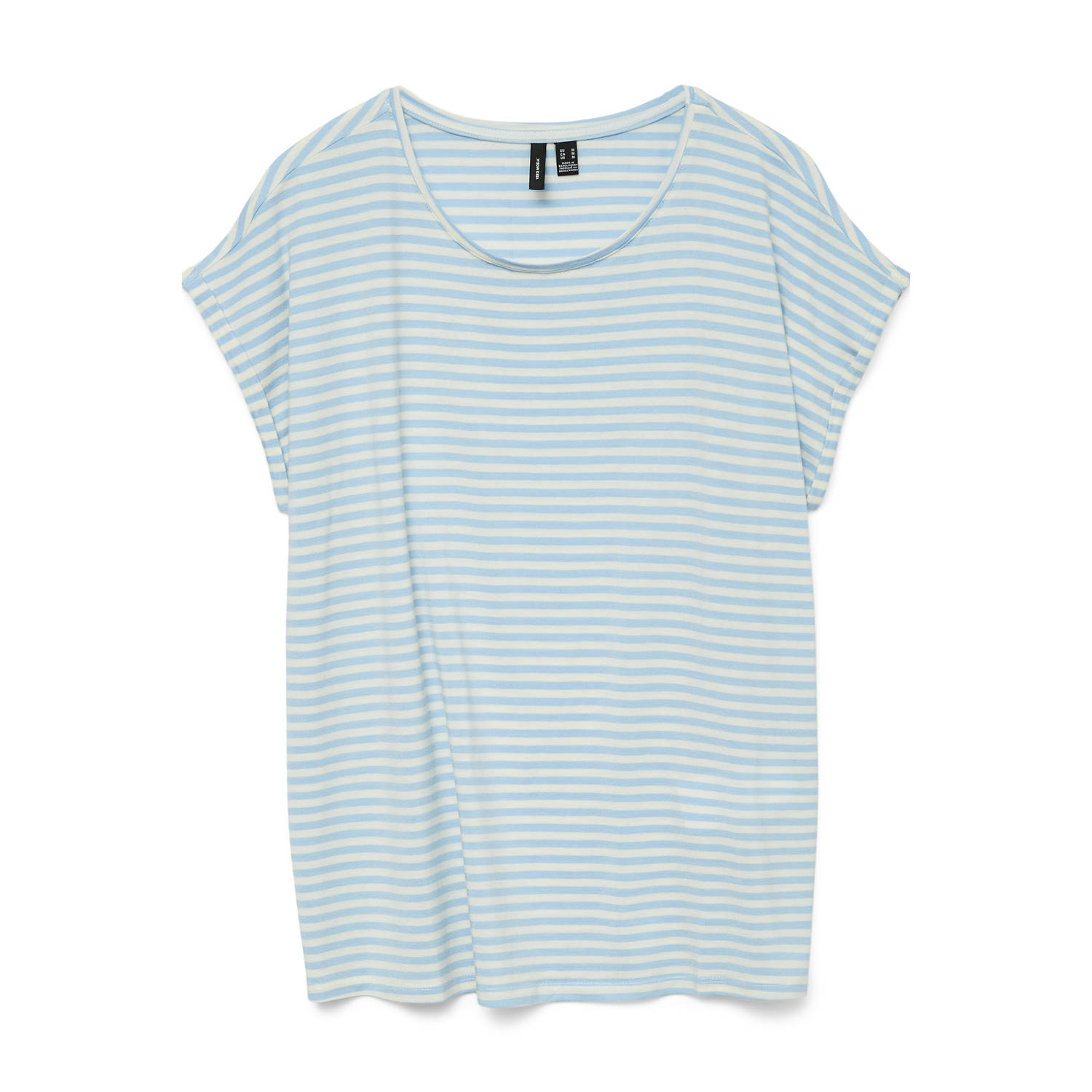 Vero Moda Regular fit T-shirt van een mix van lyocell en elastaan model 'AVA'