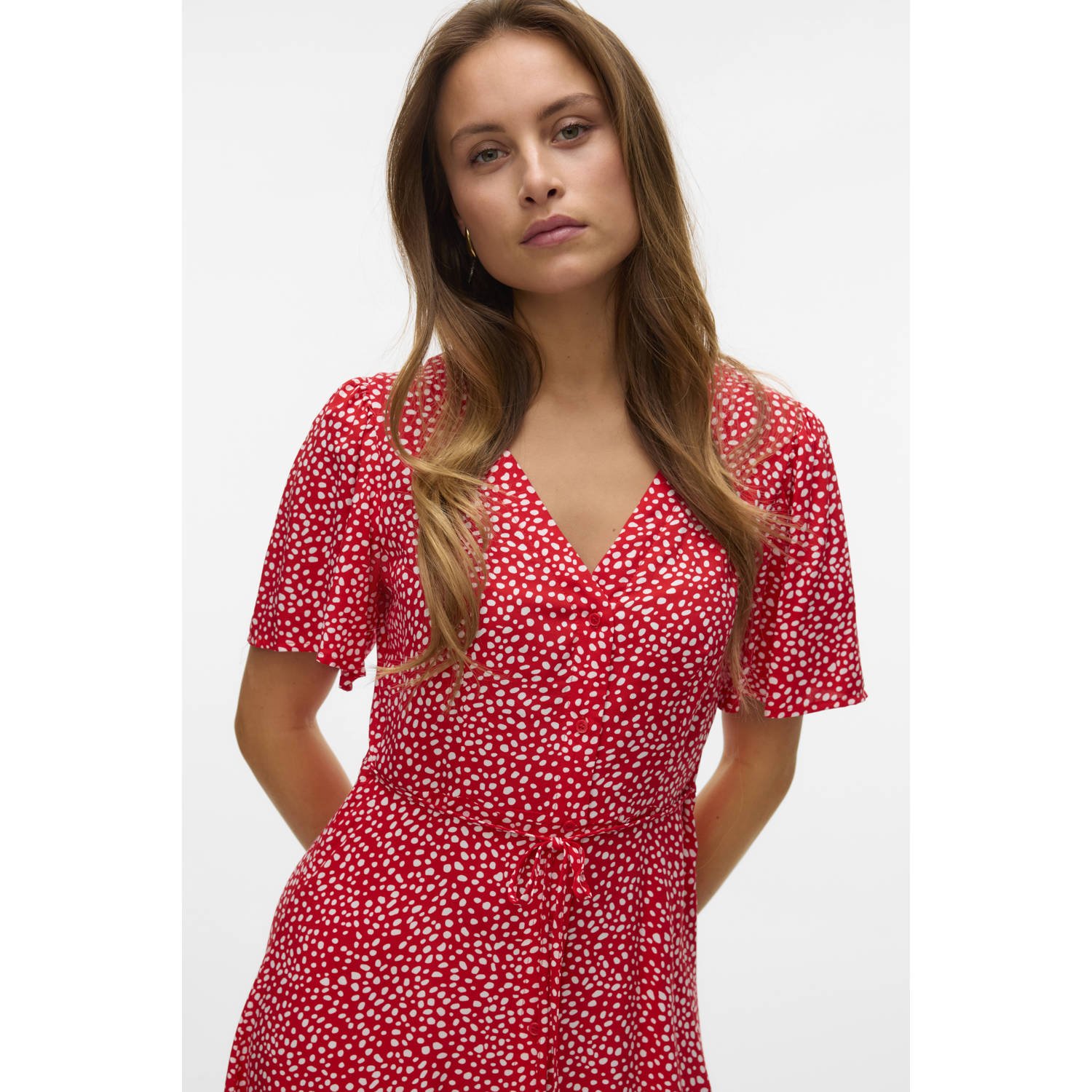 VERO MODA jurk rood