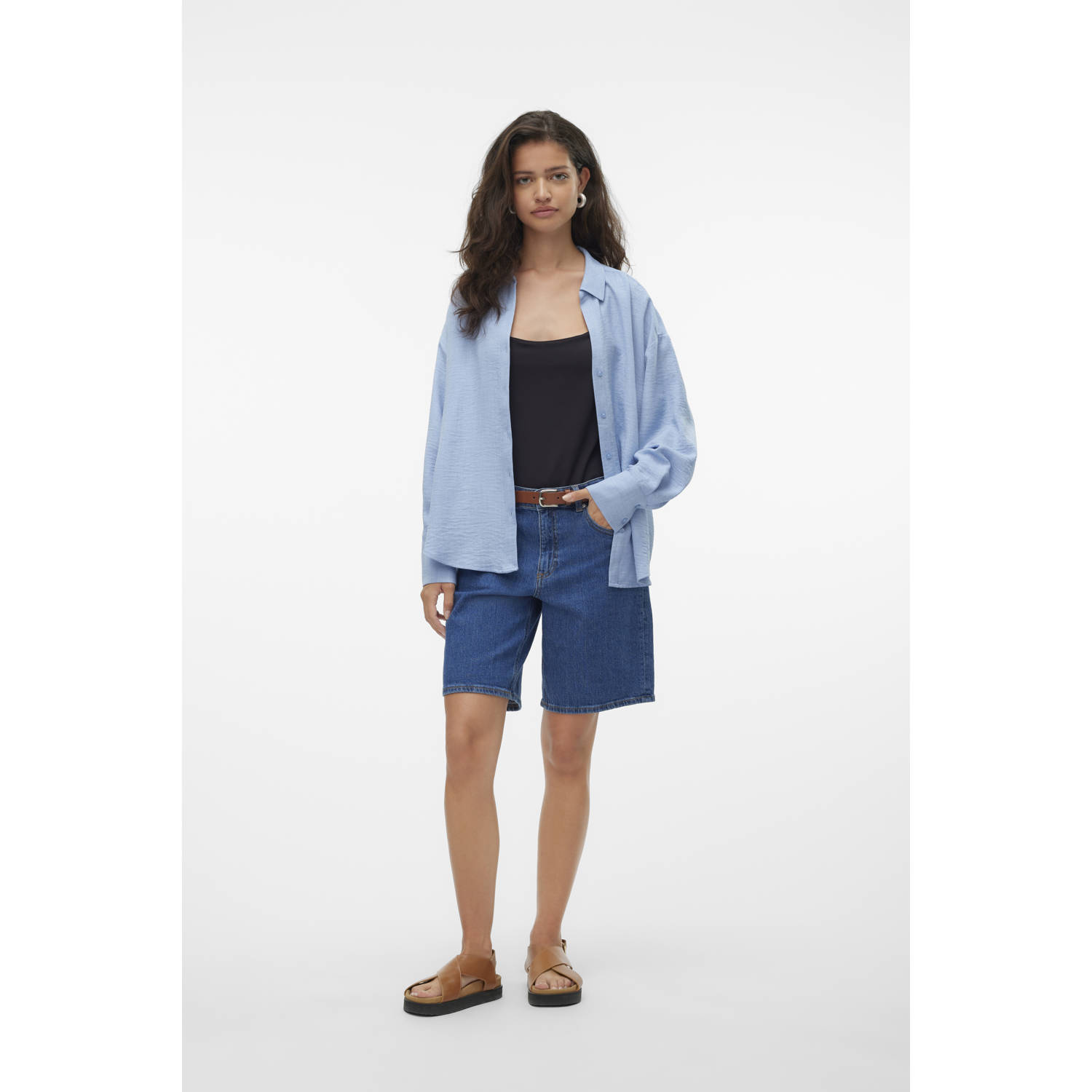 VERO MODA blouse blauw