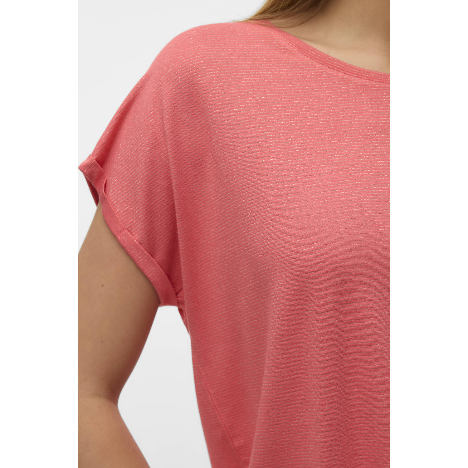 VERO MODA top roze met glitter
