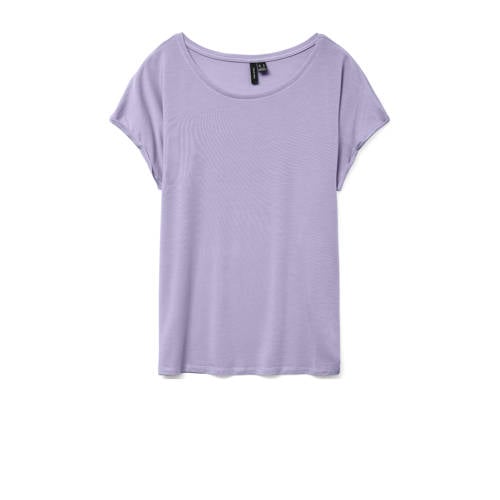 VERO MODA T-shirt violet afbeelding