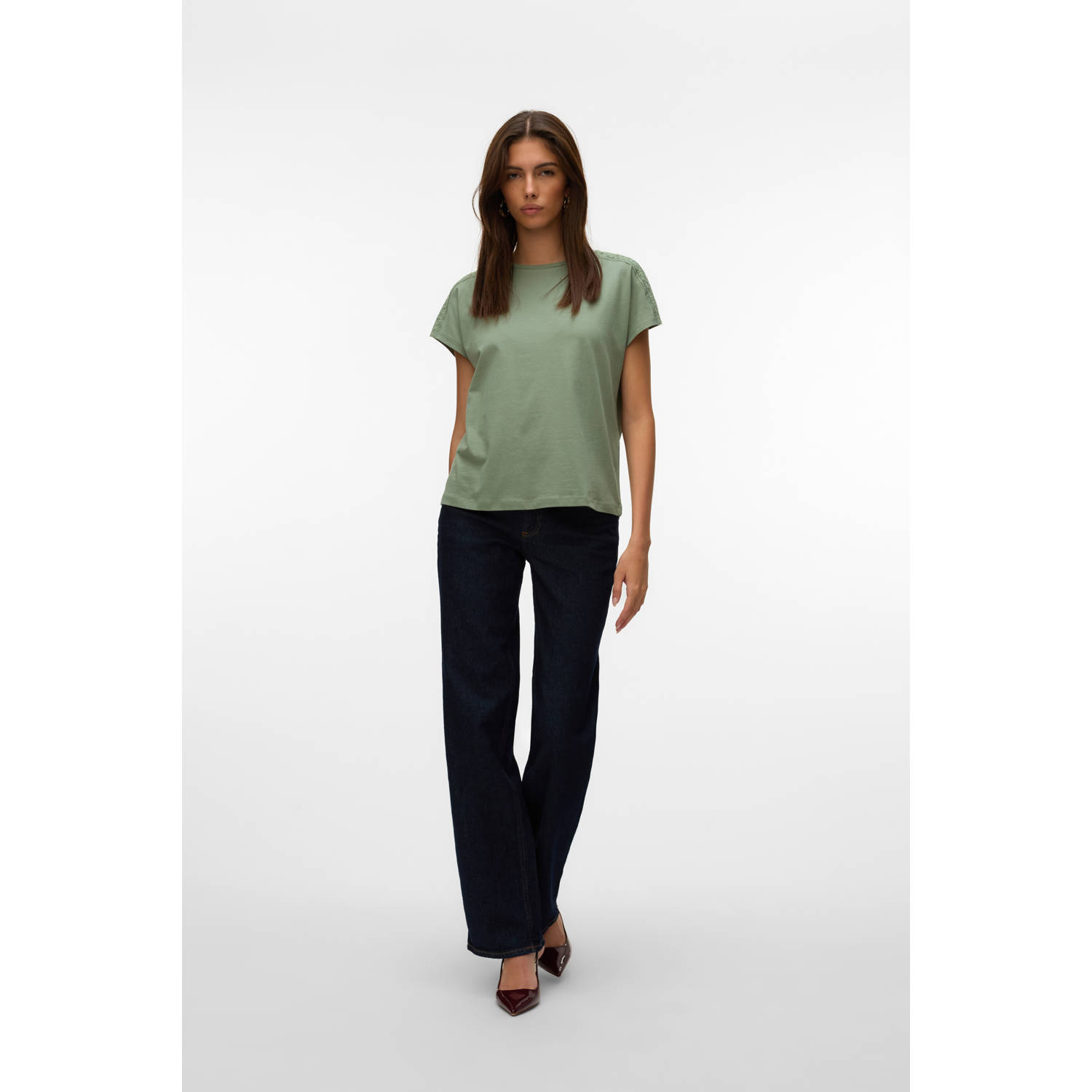 VERO MODA T-shirt groen