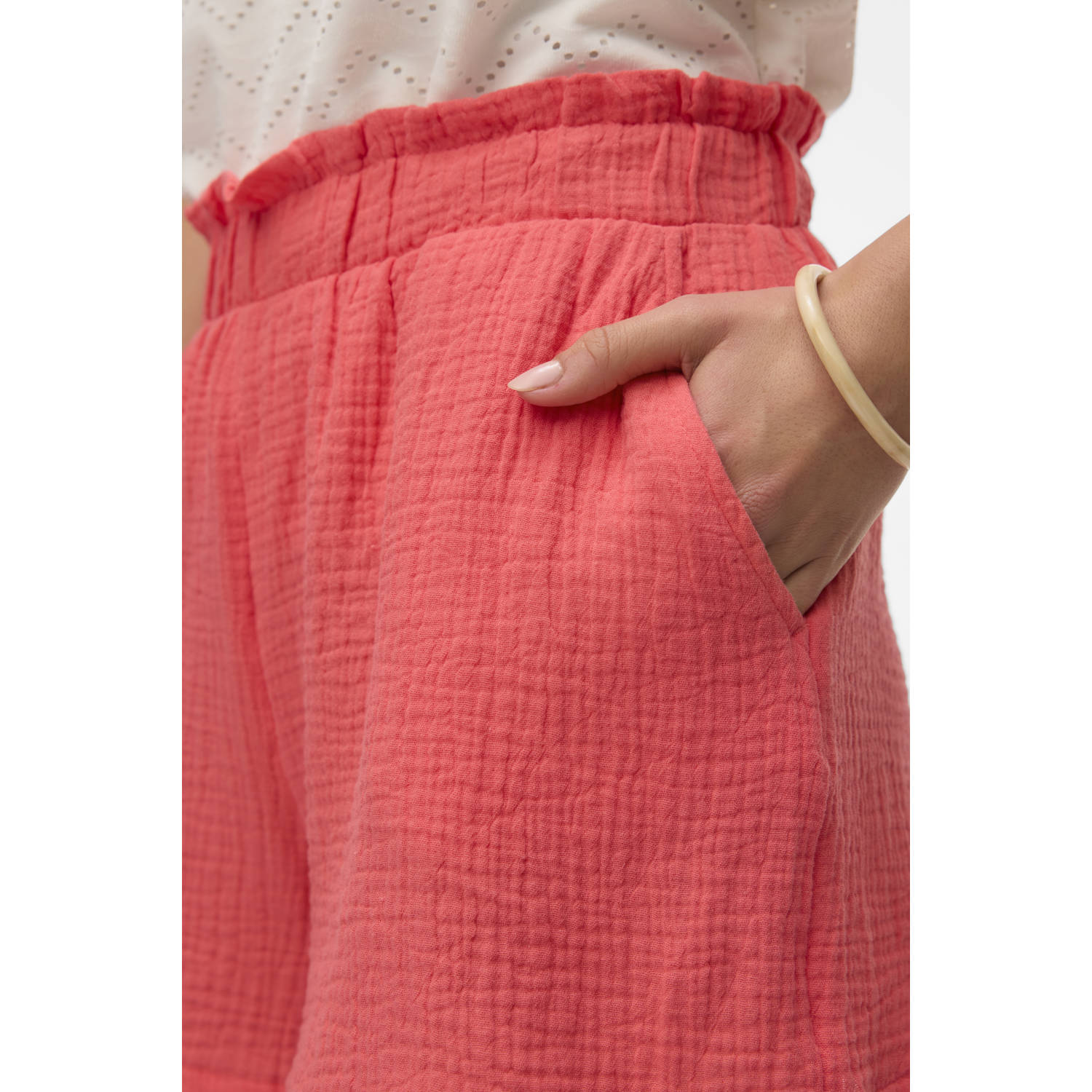 VERO MODA high waist casual short roze