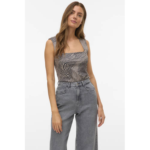 VERO MODA mouwloze top grijs afbeelding