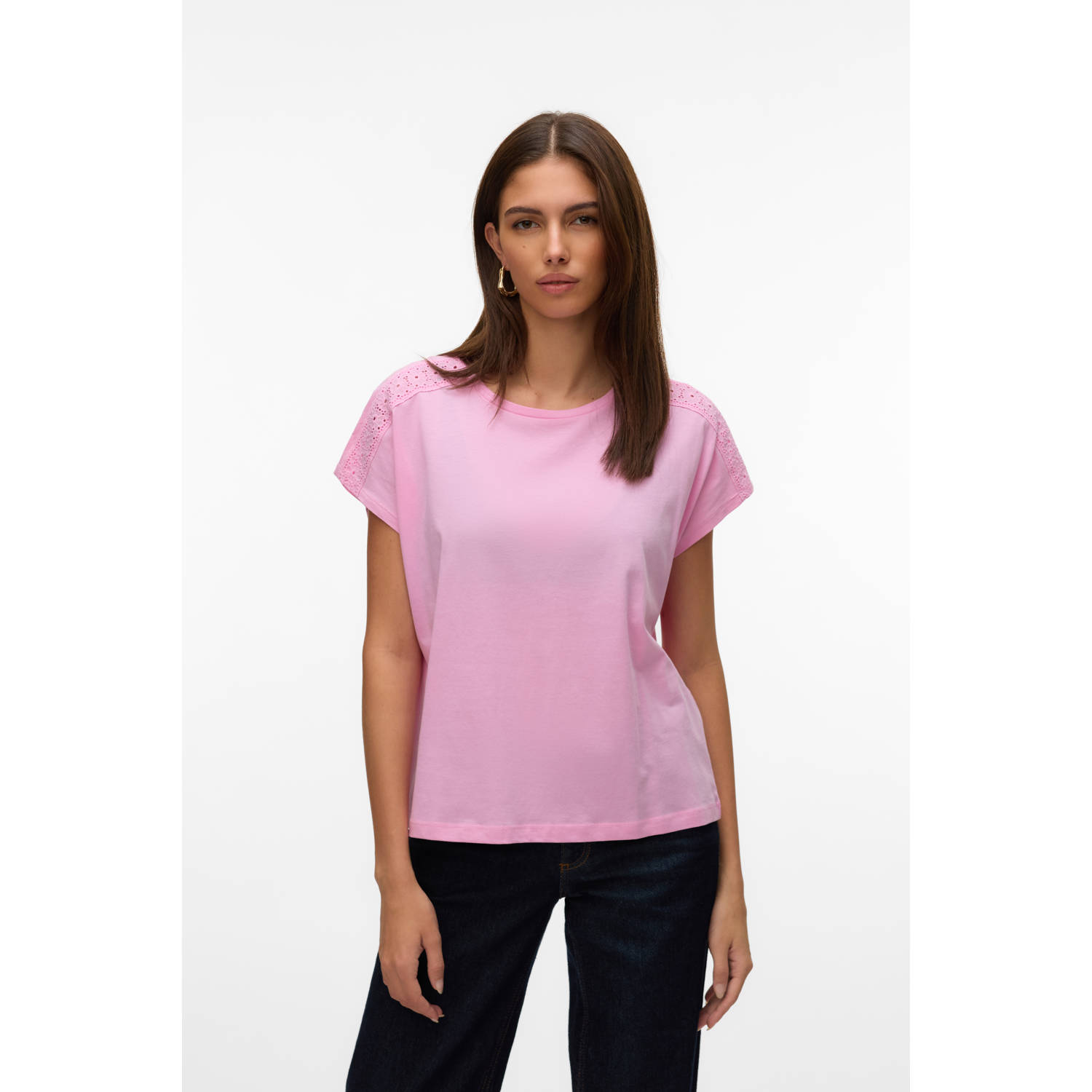 VERO MODA T-shirt roze