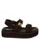 Steve Madden Bigmona suède sandalen donkerbruin