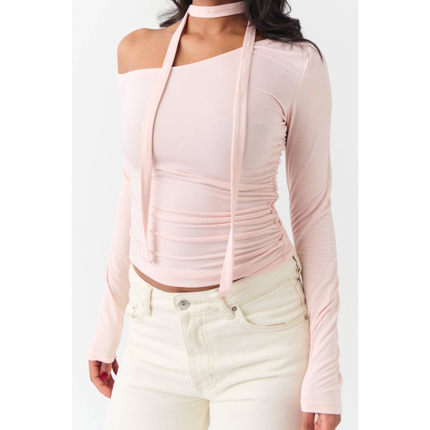 Gina Tricot top lichtroze