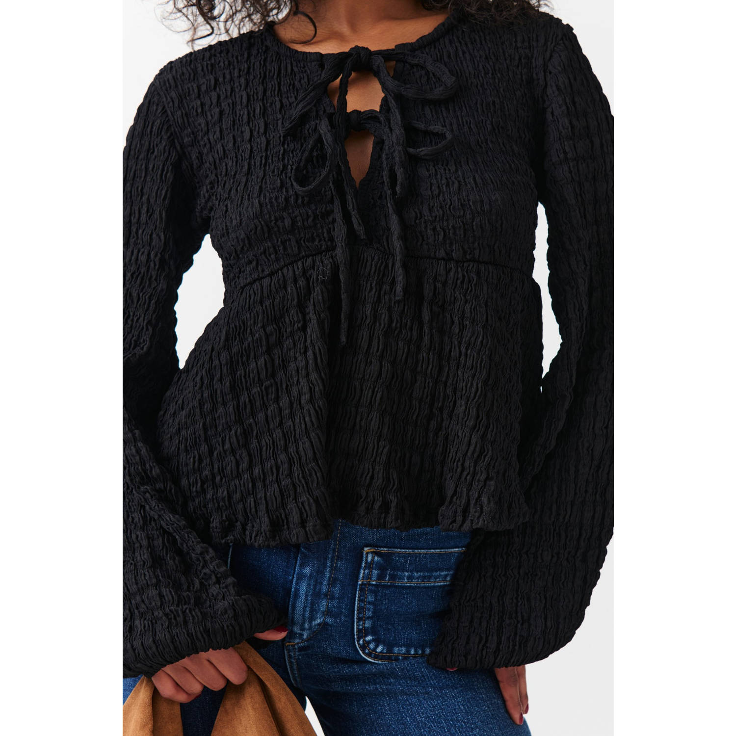 Gina Tricot top zwart