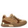 GUESS MoxeA17 sneakers met imitatiebont bruin