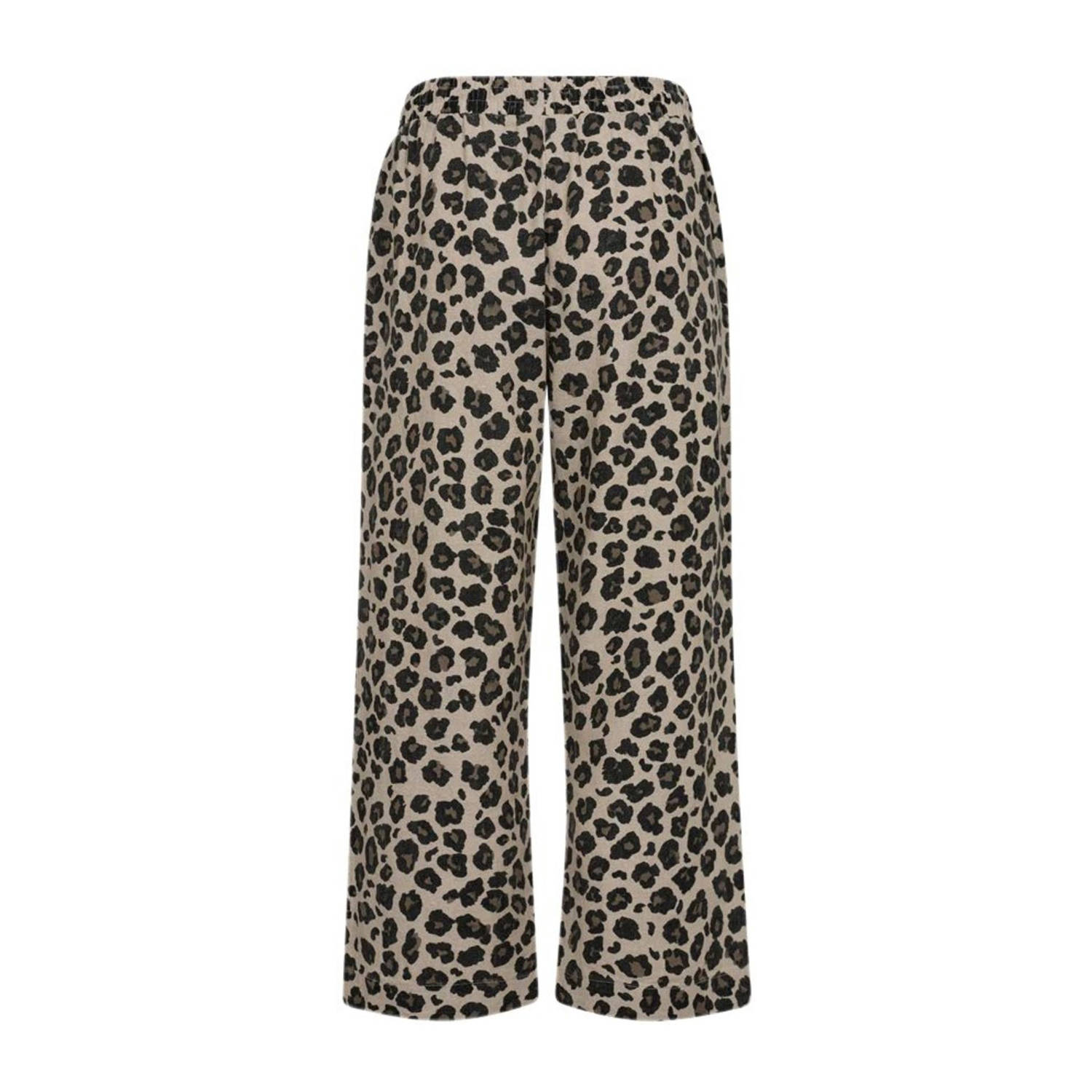 FREEQUENT straight regular waist casual broek bruin