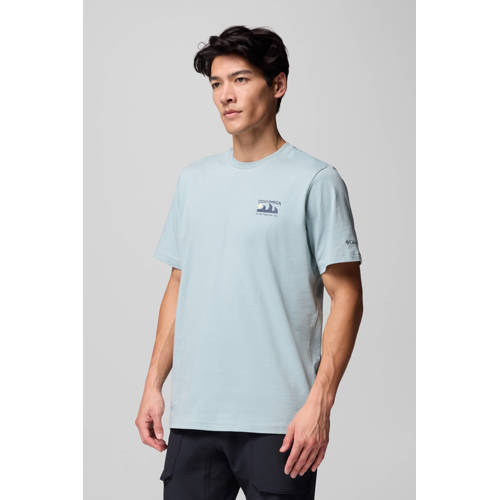 Columbia T-shirt Explorers Canyon lichtblauw afbeelding