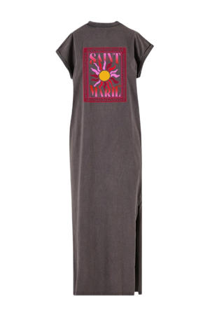 maxi jurk antraciet