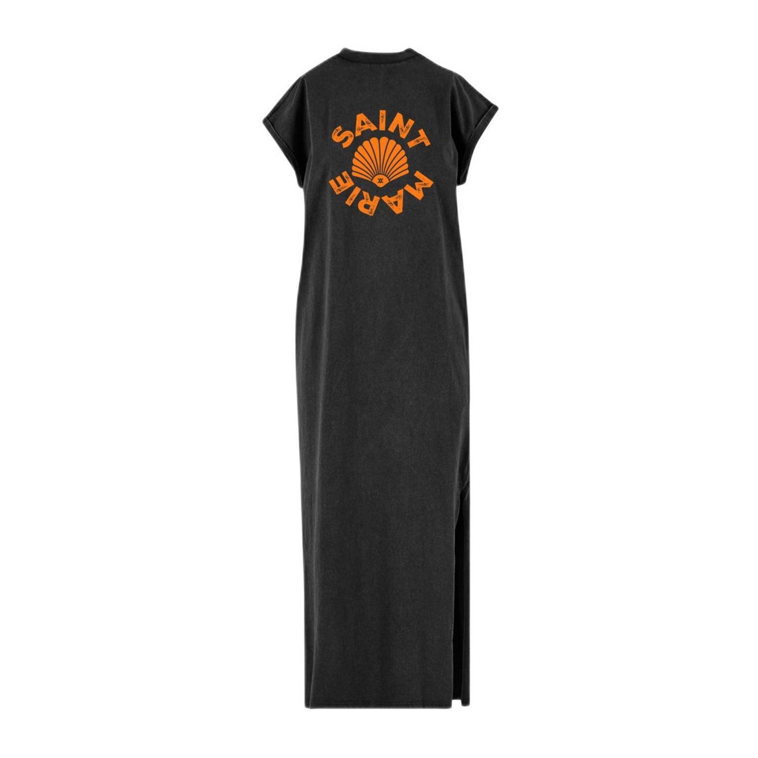 Pinned by K Curve maxi jurk zwart