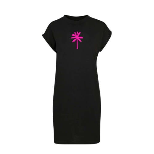 Pinned by K Curve t-shirtjurk zomerjurk zwart afbeelding