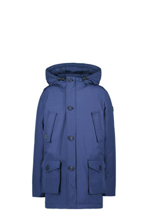 parka blauw
