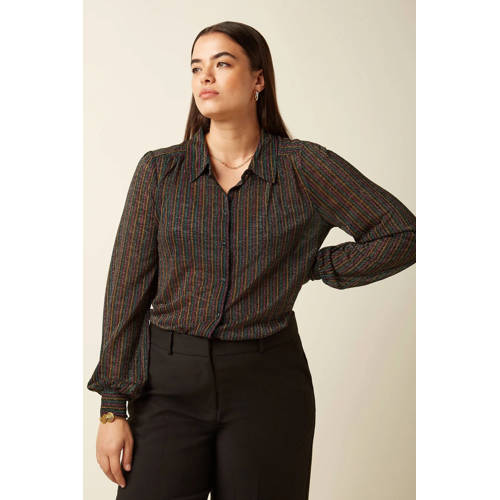 King Louie gestreepte blouse multi afbeelding